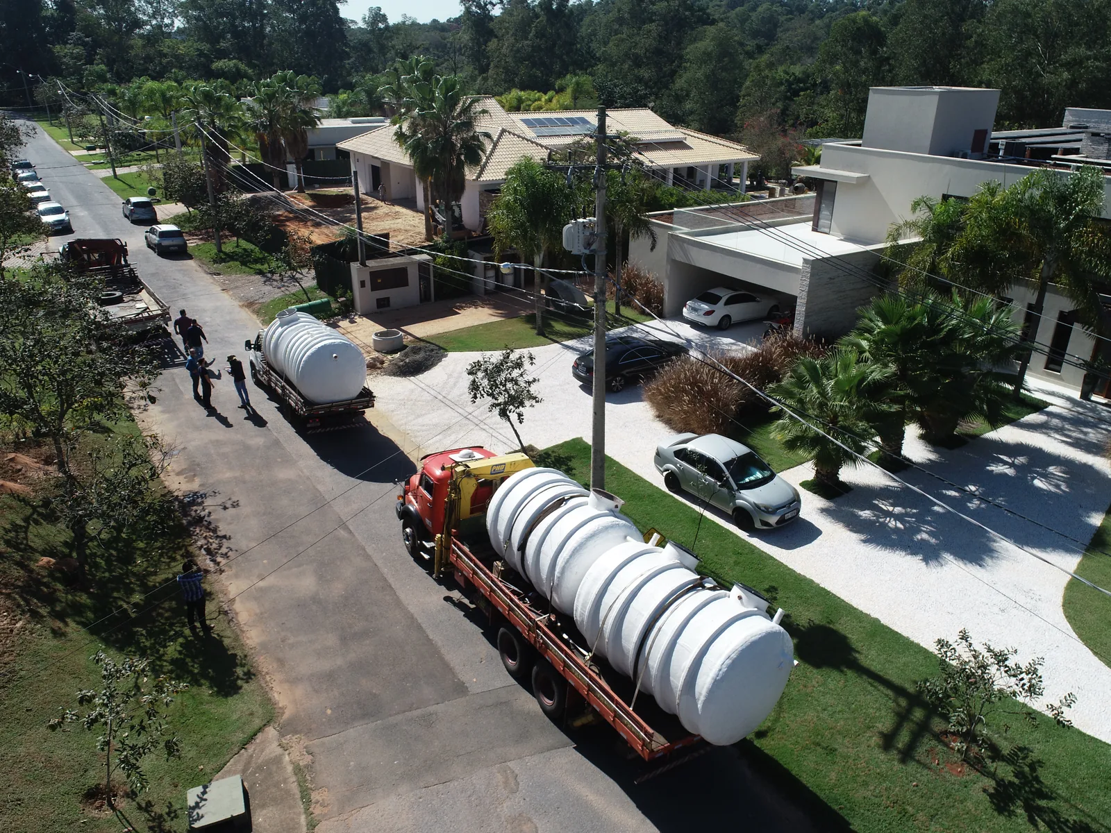Cisterna Pronta 10.000L para aproveitamento de água da chuva + SATE 2.000L dia para tratamento do esgoto e infiltração no solo + ECOTED 4
