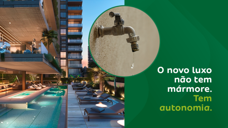 O novo luxo não tem mármore. Tem autonomia.
